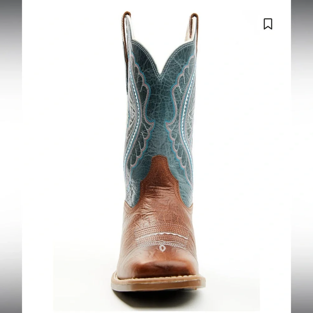 Arita PRIMETIME PERFORMANCE WESTERN BOOTS - BROAD SQUARE TOE, size 7 - Picture 4 of 12